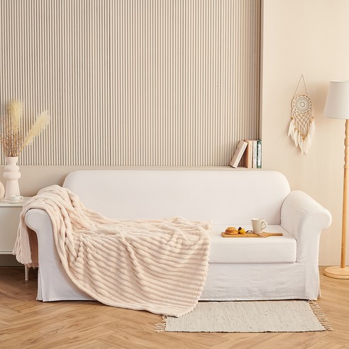 코멧 홈 코듀로이 극세사 담요 후기 분석 - 세탁 후 모습