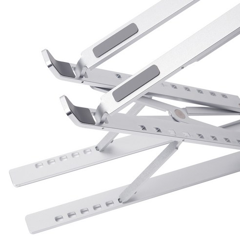 홈플래닛 고급형 접이식 휴대용 알루미늄 노트북 거치대 + 파우치 솔직 후기 | 실사용자 리뷰 분석 - 상품 이미지 4