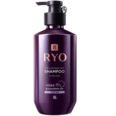 려 자양윤모 9EX 탈모증상전문케어 지성두피용 샴푸, 400ml, 1개