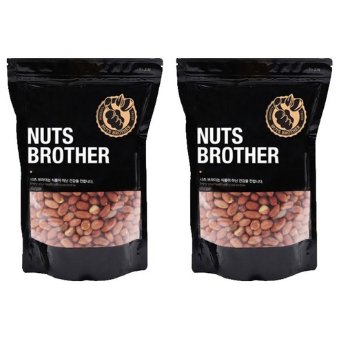 너츠브라더 볶음 땅콩, 500g, 2개