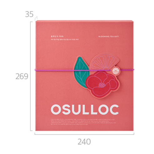 오설록 블루밍 티 기프트 세트 후기 분석 - 오설록 브랜드 로고와 신뢰감
