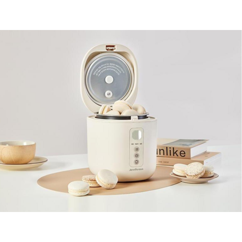 귀여운 디자인과 실용성을 모두 갖춘 제니퍼룸 마카롱 미니 전기보온밥솥