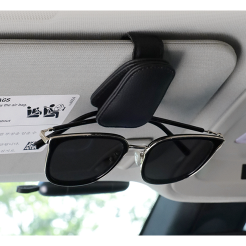 어니우니 자동차 선바이저 썬글라스클립 실사용 후기 | 효과 있을까? - 상품 이미지 4