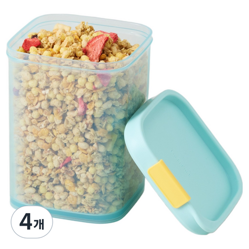 락앤락 프리저핏 도어포켓 밀폐용기, 4개, 900ml