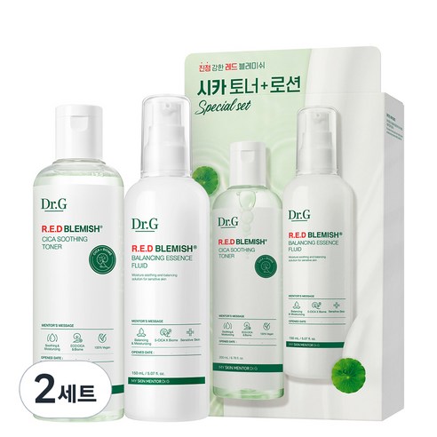 닥터지 레드 블레미쉬 시카 토너 200ml + 로션 150ml 세트 솔직 후기 | 피부 타입별 분석 썸네일