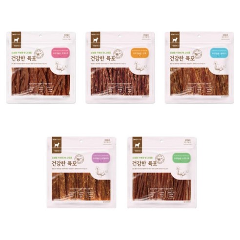 굿데이 강아지 건강한 육포 후기 분석 - 보관 용이한 지퍼백 디테일