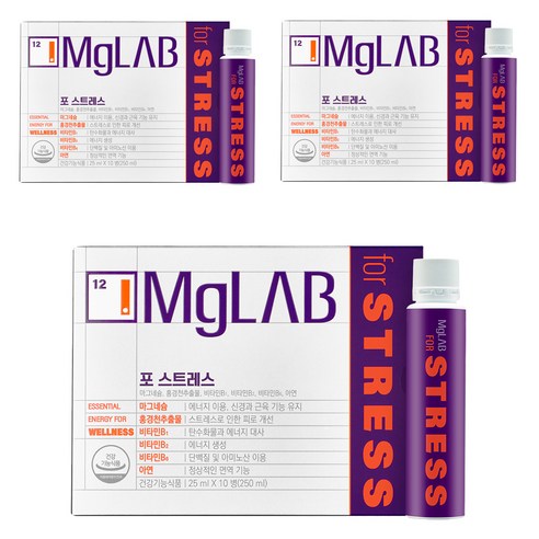 마그랩 포 스트레스, 250ml, 3개