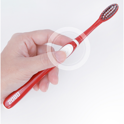 2080 슈퍼클린 초극세모 칫솔 후기 분석 - 칫솔모 상세 확대샷