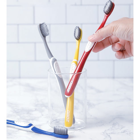 2080 슈퍼클린 초극세모 칫솔 후기 분석 - 패키지 뒷면 상세 정보