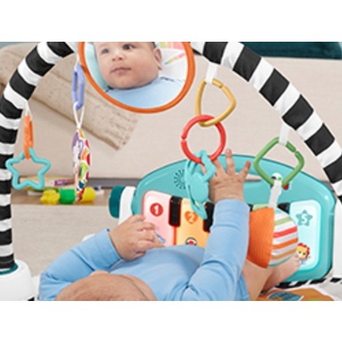 피셔프라이스 유아용 2025 뉴 킥앤플레이 피아노 짐 아기체육관 후기 분석 - 박스 외관