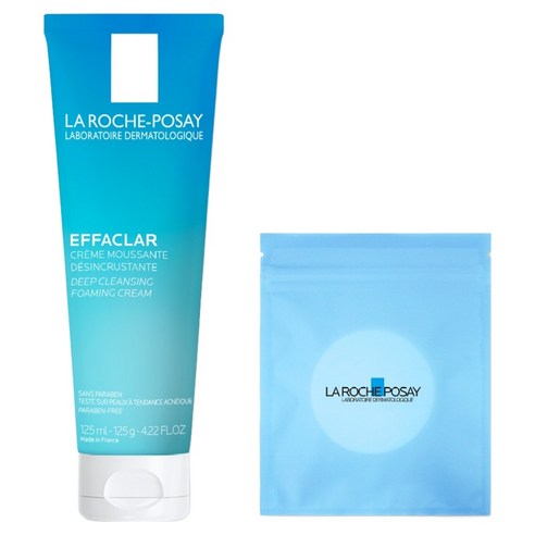 라로슈포제 에빠끌라 딥 클렌징 포밍 크림 + 화장솜 30p 세트, 125ml, 1개