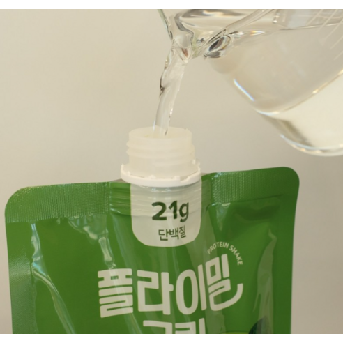 플라이밀 단백질 쉐이크 그린 맛있게 먹은 솔직 후기 - 상품 이미지 2