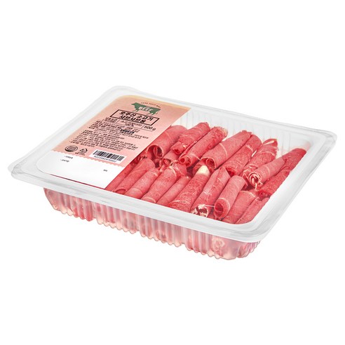 호주산 소고기 샤브샤브용 고기가 익어가는 클로즈업 사진