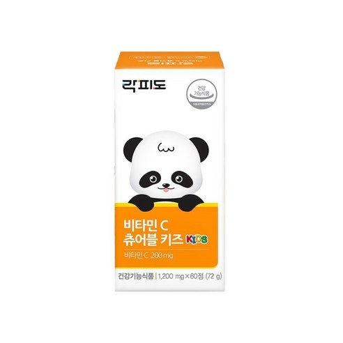 락피도 비타민 C 츄어블 키즈 72g 60정, 3개 이미지 2
