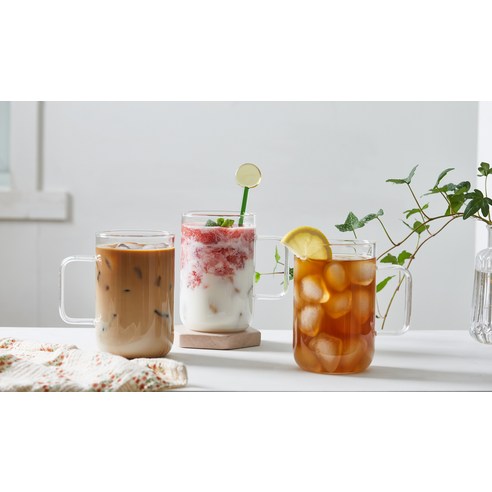 코멧 홈 언더라운드 내열유리 머그컵 500ml 이미지 3