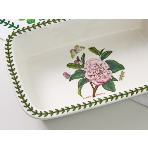 포트메리온 보타닉가든 오븐접시 27cm, 카멜리아 후기 분석 - 측면 높이 확인