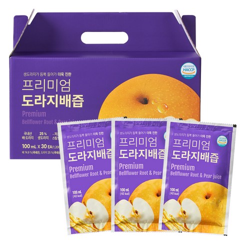 유기농마루 정품 국내산 도라지배즙 프리미엄 100ml, 30개 실사용 후기 | 효과 있을까? 썸네일