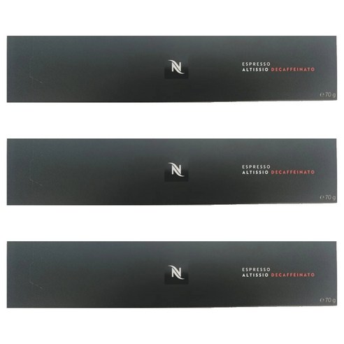 네스프레소 버츄오 알티시오 디카페나토 캡슐커피, 7g, 10개입, 3개