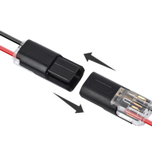 비상 2라인 차량용 전선 커넥터 일자형 이미지 2