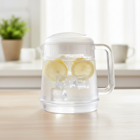 리빙메이트 PC 워터포트, 투명, 1L, 1개