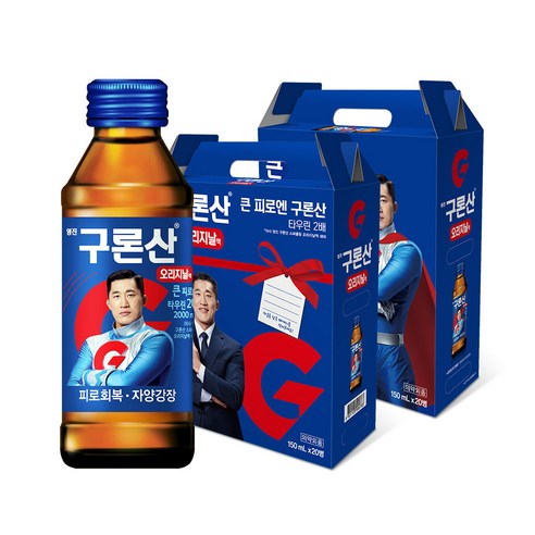 해태htb 영진 구론산 오리지날액 선물세트 150ml, 20개 이미지 4