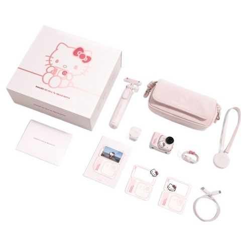 인스타360 GO Ultra Hello Kitty 고 울트라 헬로키티 리미티트 에디션, 핑크, CINSABEA