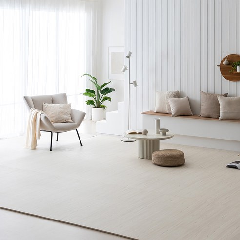 따사룸 유아용 소음방지 셀프시공 PE 롤매트 후기 분석 - 시공 전후 비교 예시