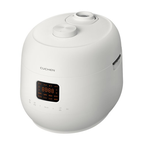쿠첸 더핏 슬림 전기 압력밥솥 조작부 및 디스플레이