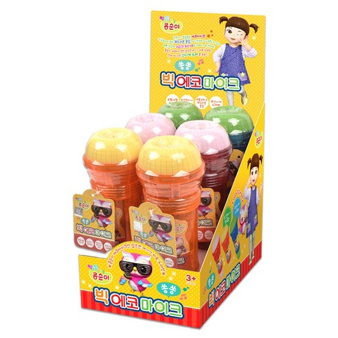오즈토이 콩순이 쏭쏭 빅 에코마이크 6p 세트, 혼합색상, 1개