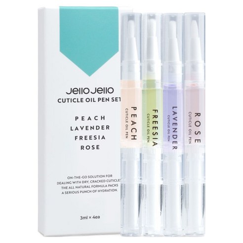 젤로젤로 큐티클 네일 오일펜 4종 세트 솔직 후기 | 피부 타입별 분석 - 상품 이미지 1