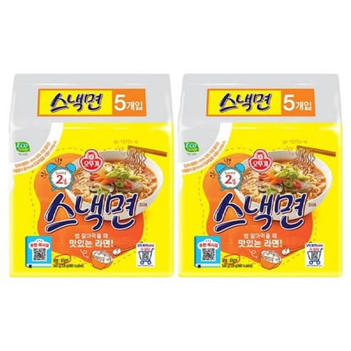 오뚜기 스낵면 108g 10개, 10개 섬네일