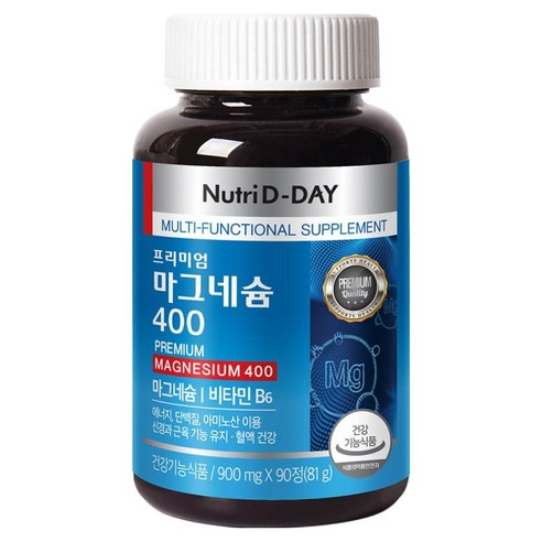 뉴트리디데이 프리미엄 마그네슘 400 90정, 1개 맛있게 먹은 솔직 후기 - 상품 이미지 1