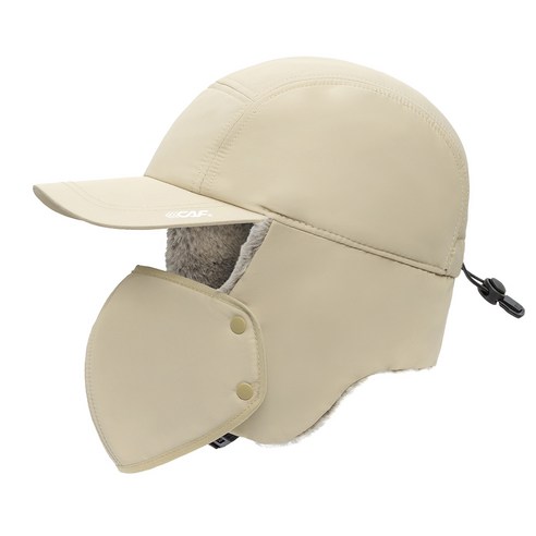 르까프 방한 모자 BS-149 + 파우치 세트 후기 분석 - 모자 측면 상세 디테일