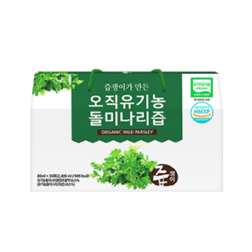 즙쟁이 오직 유기농 돌미나리즙 80ml, 30개 이미지 3
