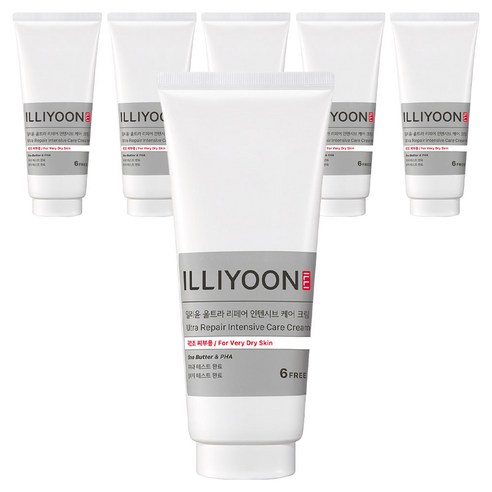 일리윤 울트라 리페어 인텐시브 케어 크림, 200ml, 6개