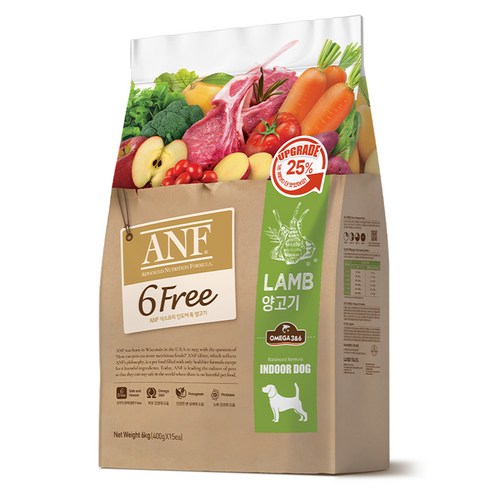 ANF 생후 4개월 이상 인도어 독 식스프리 건식사료 솔직 후기 | 실제 사용자 리뷰 총정리 - 상품 이미지 1