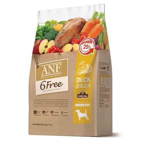 ANF 생후 4개월 이상 인도어 독 식스프리 건식사료 솔직 후기 | 실제 사용자 리뷰 총정리 - 상품 이미지 1