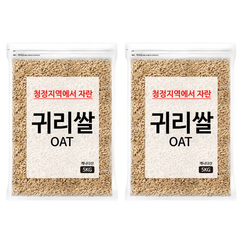 대구농산 귀리쌀, 5kg, 2개
