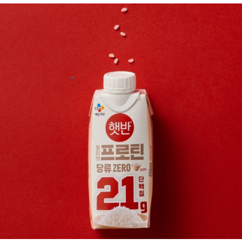 얼티브 cj제일제당 프로틴 햇반쌀밥맛 250ml, 18개 이미지 2