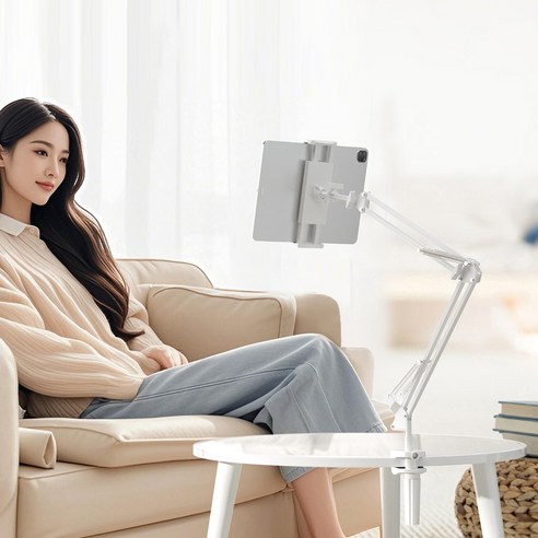 홈플래닛 접이식 스마트폰 태블릿 집게형 거치대 이미지 3