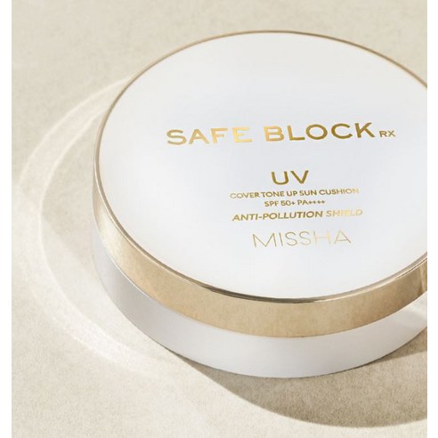 미샤 세이프 블록 RX 커버 톤업 선 쿠션 SPF50+ PA++++ 이미지 3