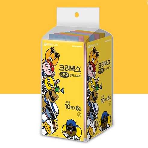 크리넥스 수앤수 실키소프트 카카오 물티슈 휴대용 10개입, 12개 이미지 2