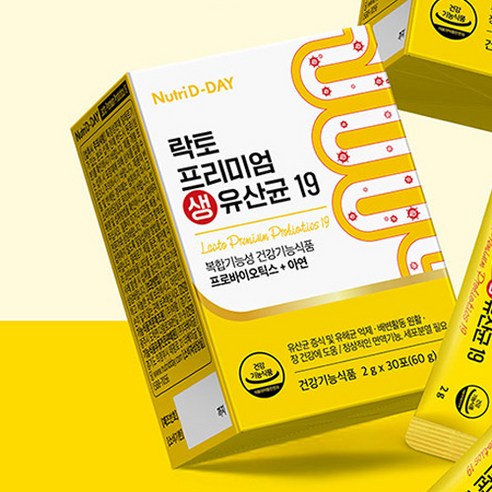 뉴트리디데이 락토 프리미엄 생유산균 19 60g, 1개 이미지 3