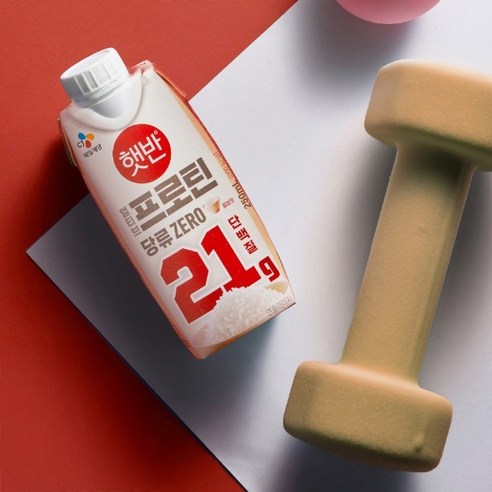 얼티브 cj제일제당 프로틴 햇반쌀밥맛 250ml, 18개 이미지 3