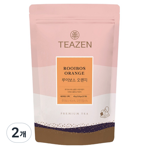 티젠 루이보스 오렌지, 1.8g, 25개입, 2개