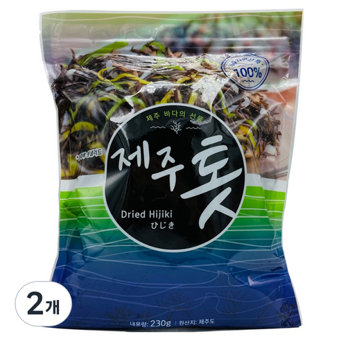 제주 톳, 230g, 2개