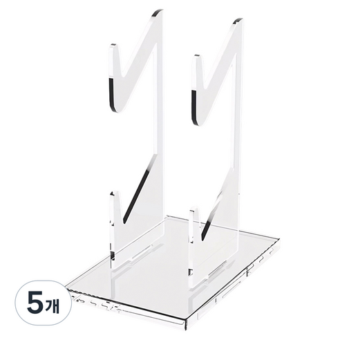호후 PS5 / PS4 pro 듀얼센스 듀얼쇼크 프로콘 슬림 콘솔정리 컨트롤러 거치대, 투명, 5개