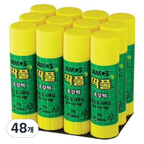 아모스 딱풀e, 35g, 48개