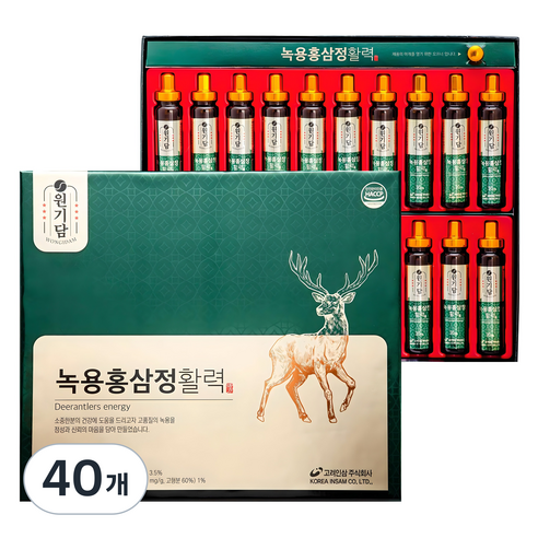 원기담 녹용홍삼정 활력, 20ml