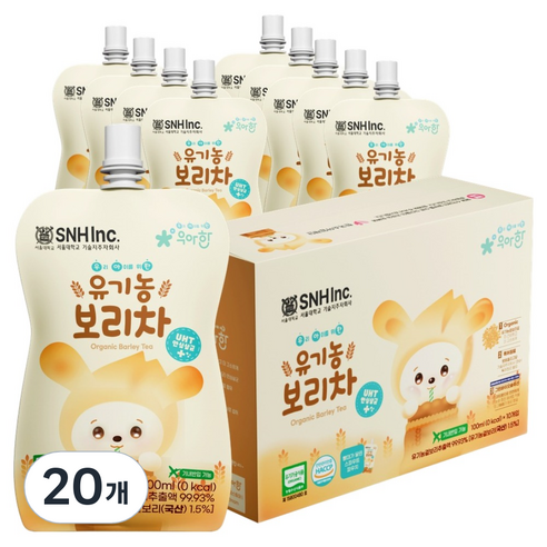 서울대 우아한 유기농 보리차, 20개, 1개입, 100ml